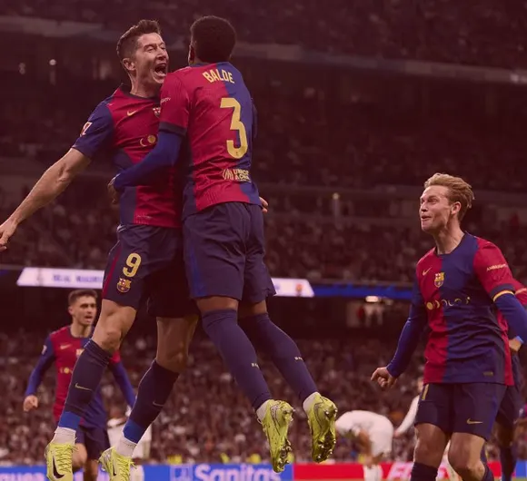 ريال مدريد 0-4 برشلونة: برشلونة يحسم الكلاسيكو ويوسع الفارق إلى ست نقاط في صدارة الدوري الإسباني