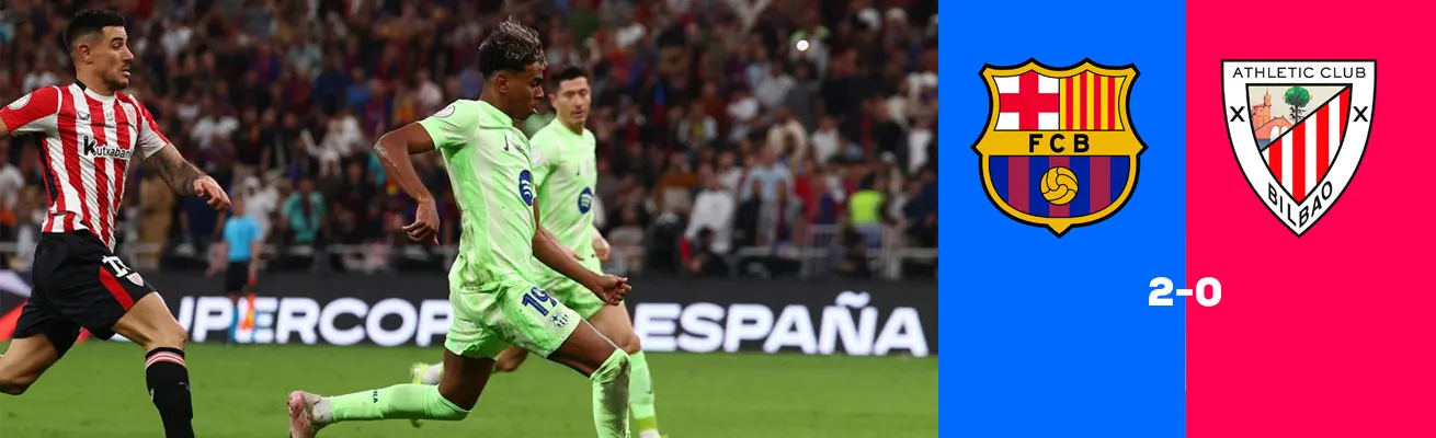 FC Barcelona Triumphs Over Athletic Bilbao to Secure Super Cup Final Spot