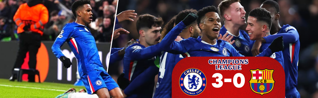 Chelsea 3 - 0 Barcelona: Stamford Bridge Roars in Jubilation as the Blues Dominate 10-Man Barça