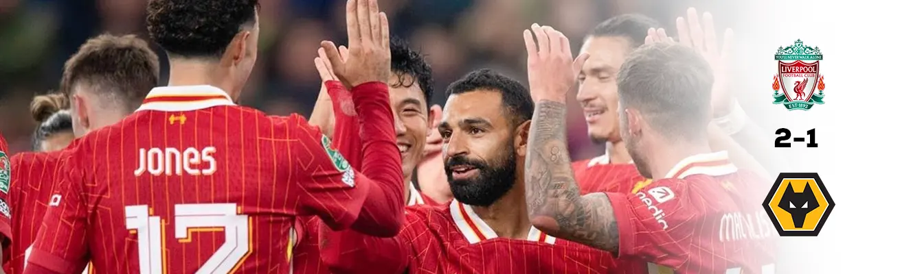 ليفربول 2-1 ولفرهامبتون: ليفربول يحقق فوزًا صعبًا على ولفرهامبتون