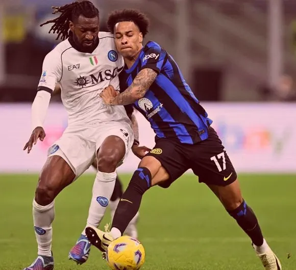 Inter Milan and Napoli draw 1-1 at Stadio Giuseppe Meazza