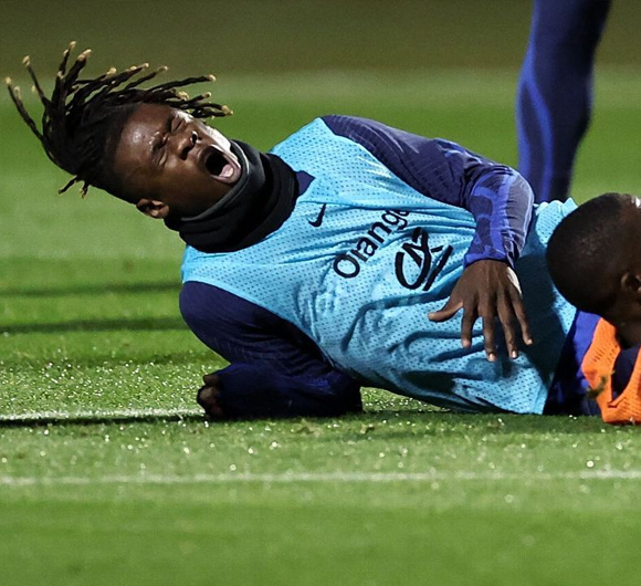 Camavinga left france training due to injury