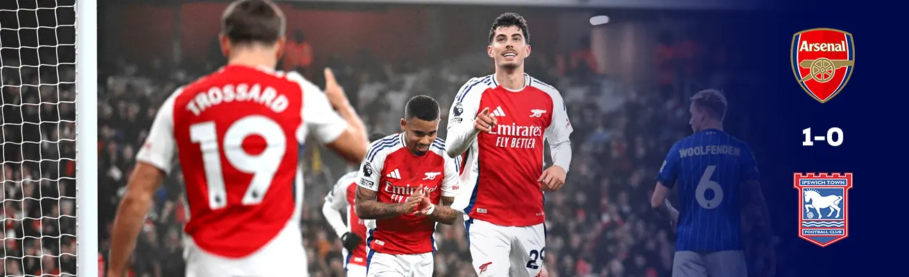 Arsenal 1-0 Ipswich Town: Kai Havertz Seals Victory as Arsenal Climbs to Second