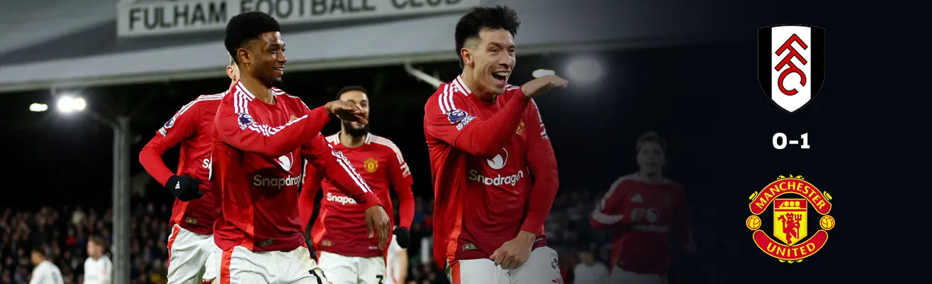 مانشستر يونايتد يحقق فوزا 1-0 على فولهام