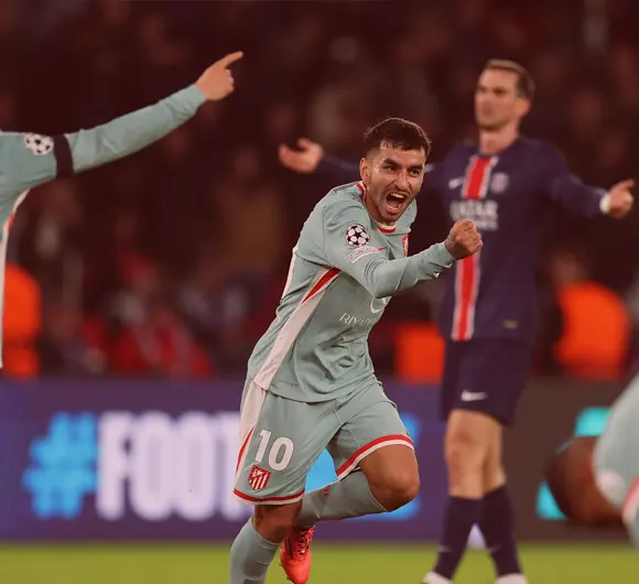 PSG 1-2 Atletico Madrid: Angel Correa’s Last-Second Goal Lifts Atletico to Victory in Dramatic Encounter against PSG at Parc des Princes