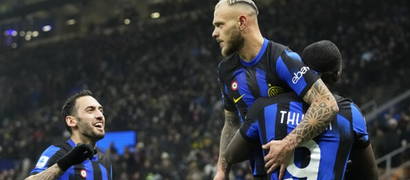 إنتر ميلان في صدارة الدوري الإيطالي
