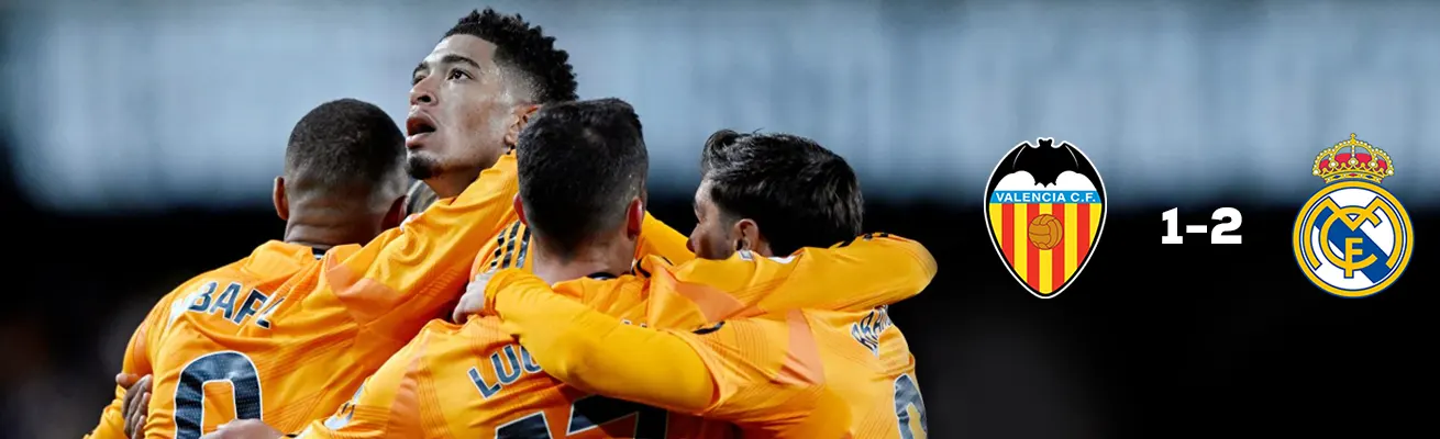 Real Madrid Secure Victory With Ten Men Against Valencia