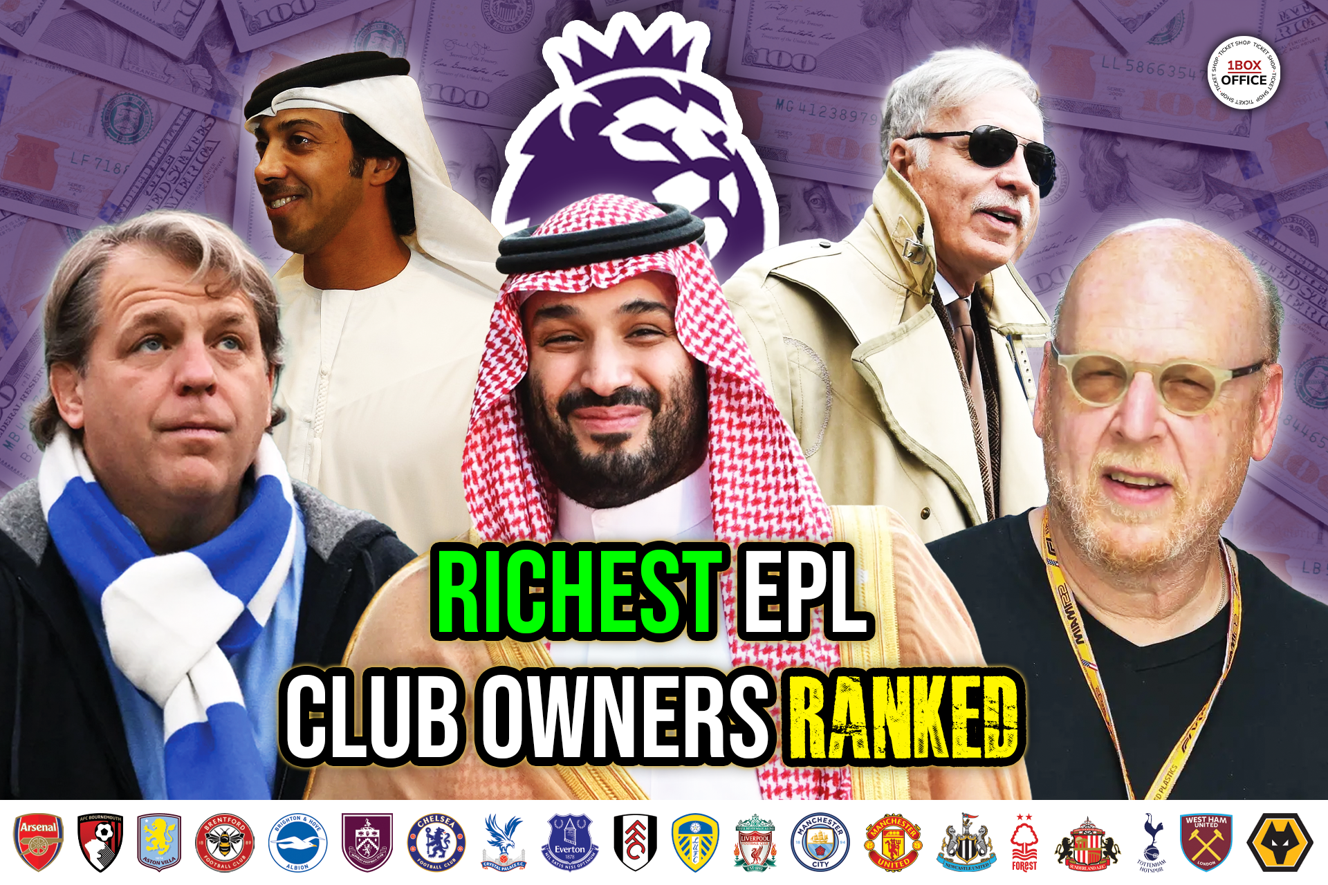 20 Richest English Premier League Club Owners’ Net Worths Ranked
