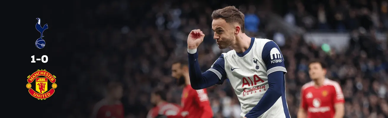 Spurs 1-0 Manchester United: Early Madison Goal Wins the Match for Spurs