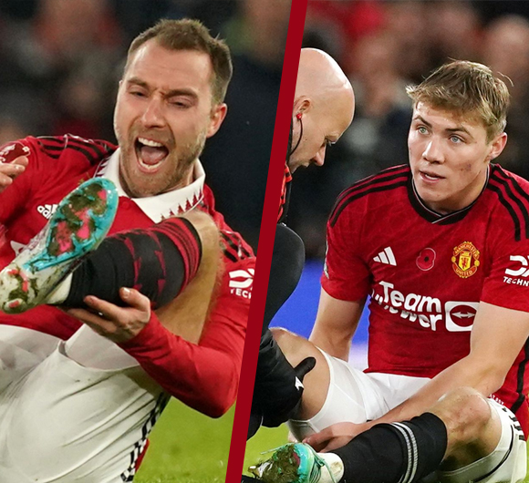 ينضم إريكسون وهوجلاند إلى قائمة الإصابات في مانشستر يونايتد 