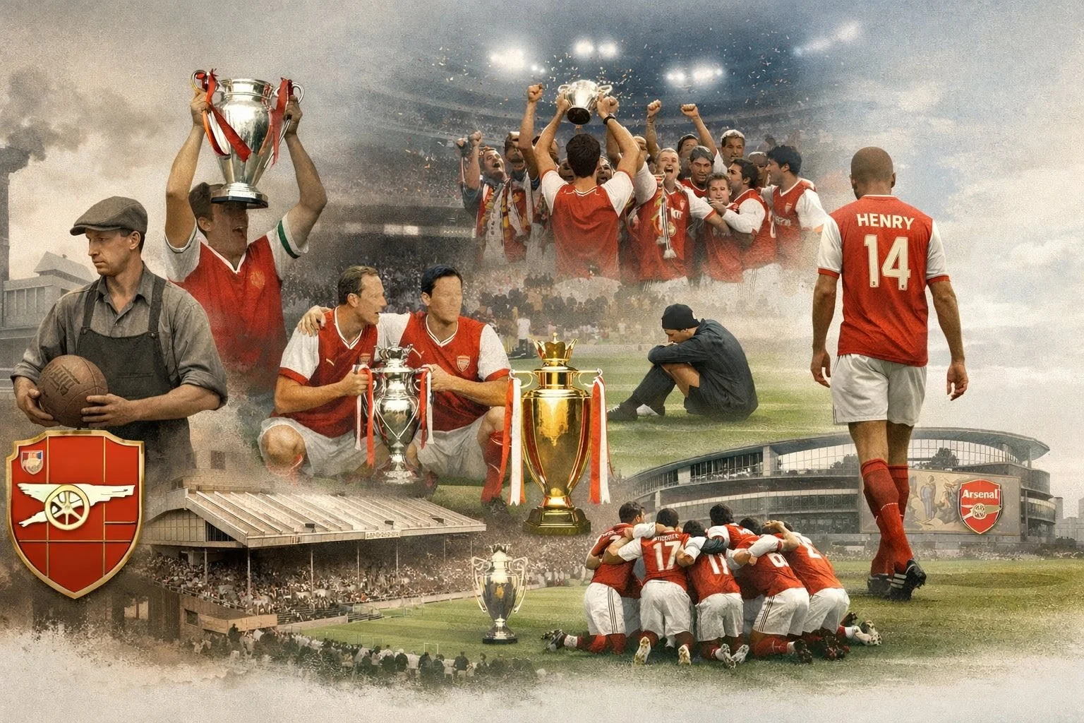 التاريخ الكامل لنادي أرسنال: من عمال وولويتش إلى منافسي الدوري الممتاز