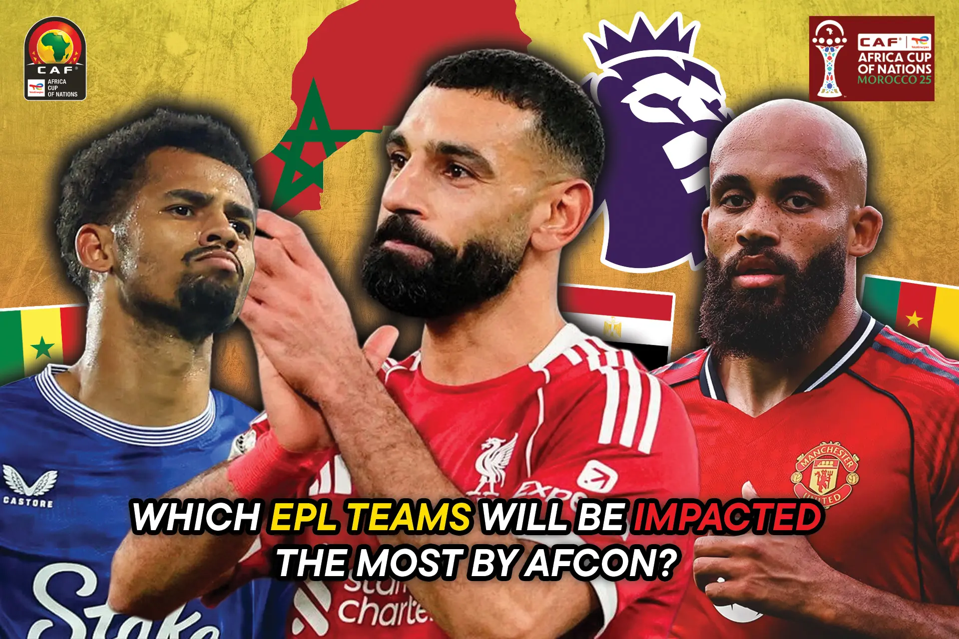 Which Premier League Teams will be impacted the Most by AFCON?