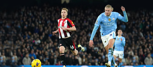 هالاند يقود مانشستر سيتي إلى الفوز