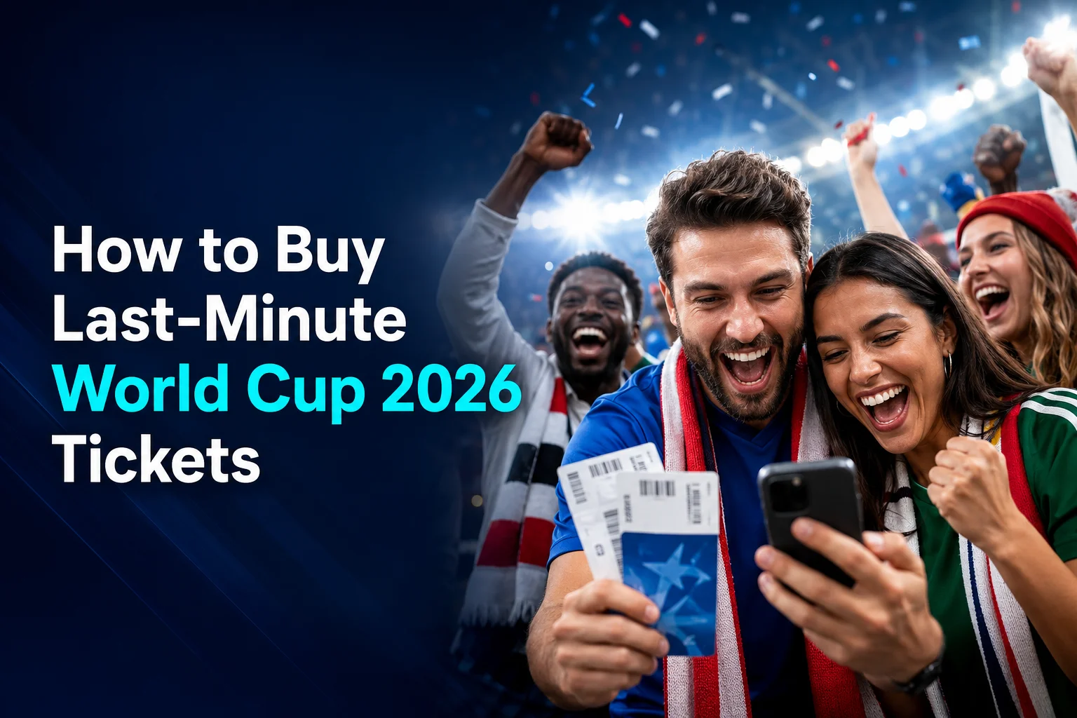 كيفية شراء تذاكر كأس العالم 2026 في اللحظة الأخيرة
