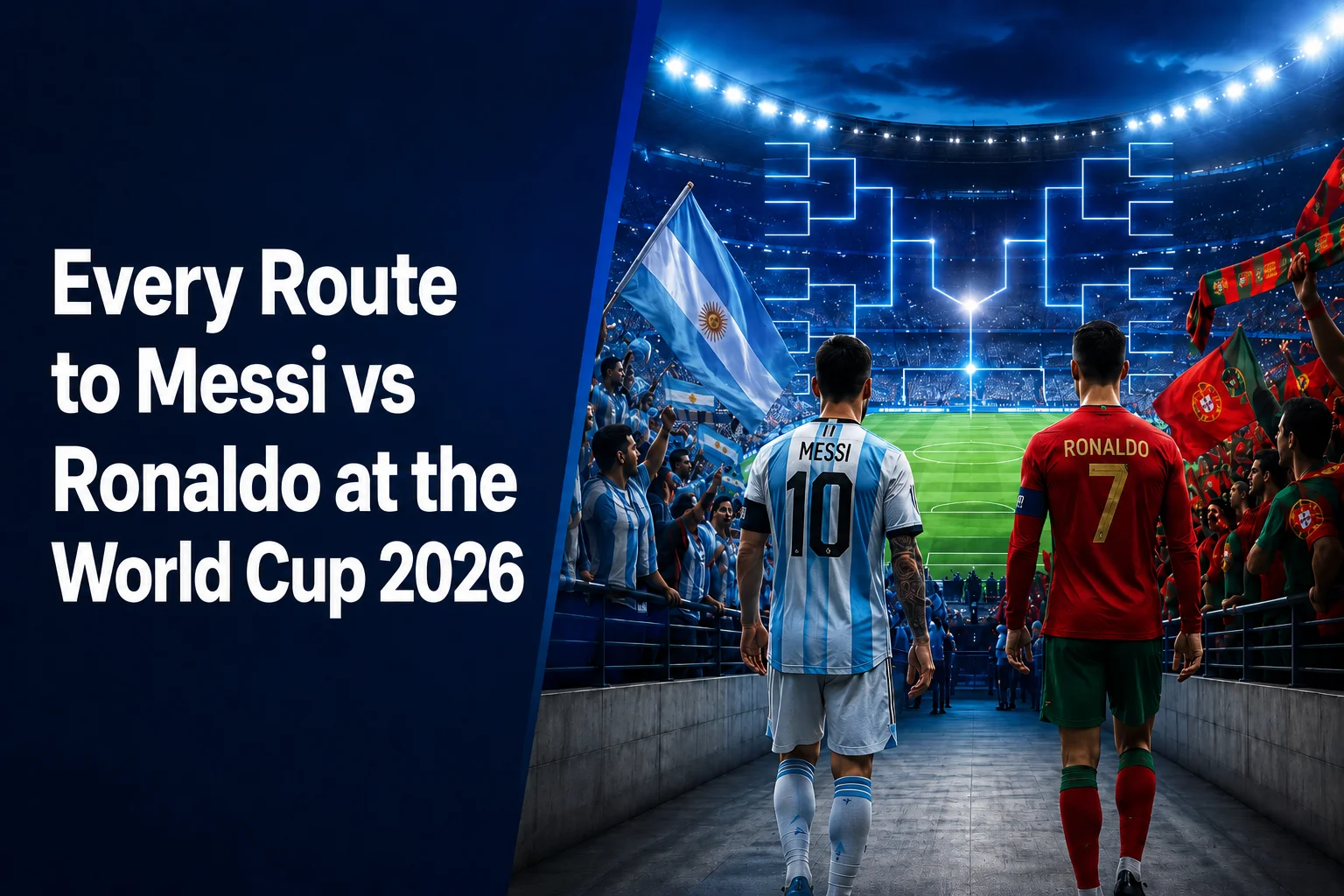 ميسي ضد رونالدو في كأس العالم 2026