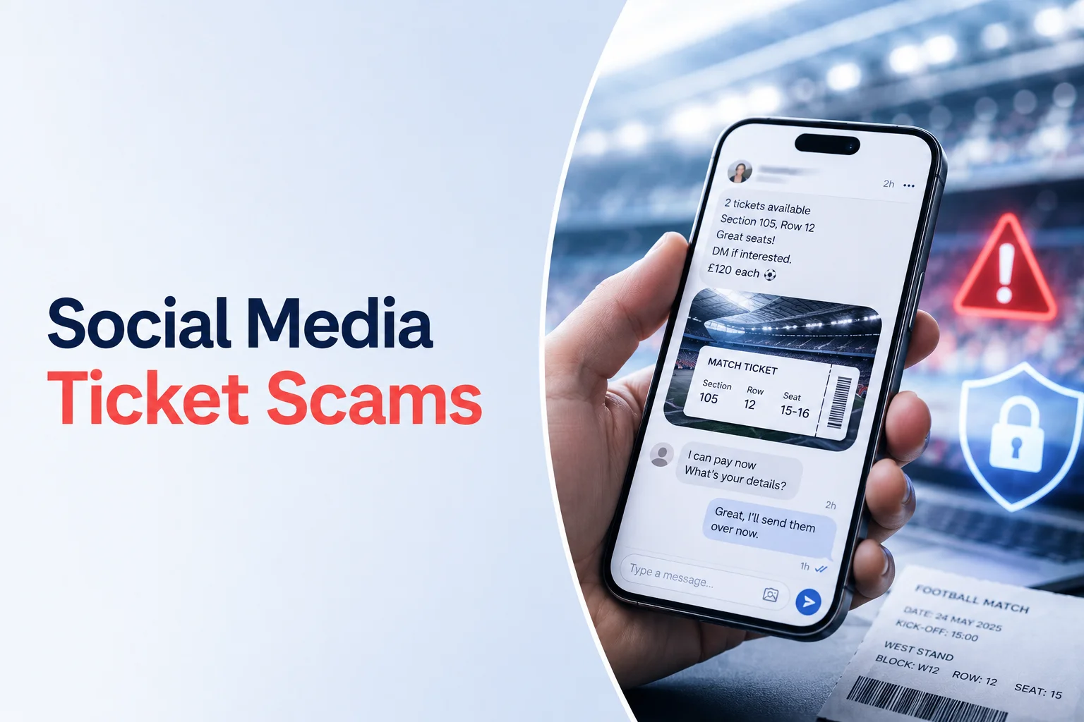 How Social Media Ticket Scams Work