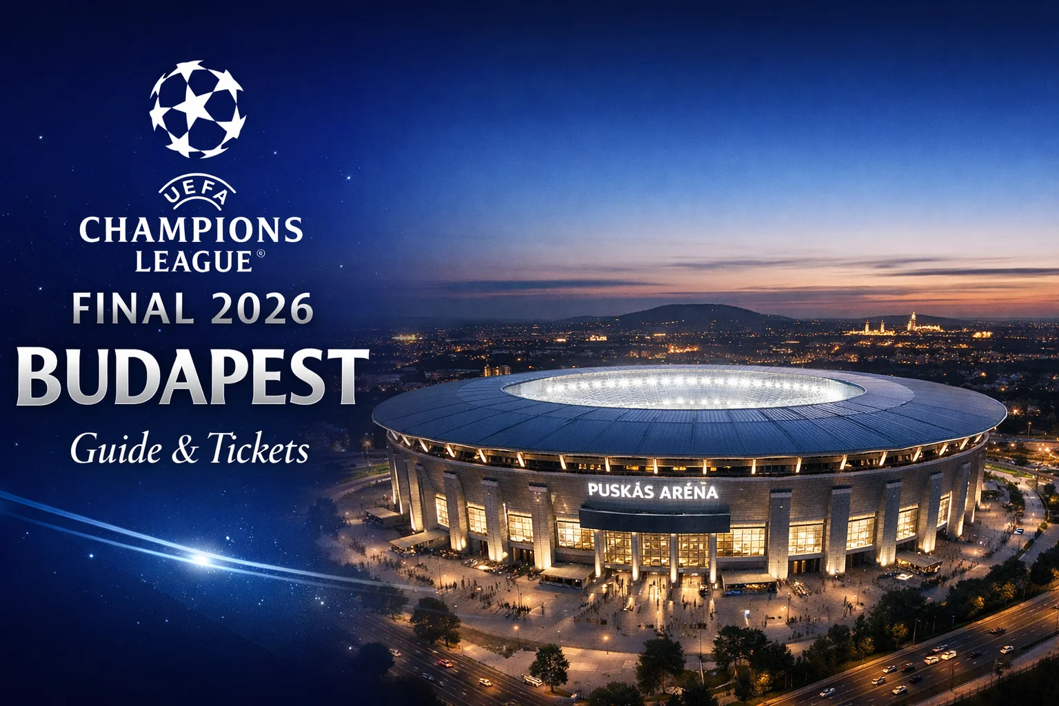 Champions League Final 2026: Puskas Arena Budapest Guide and Tickets