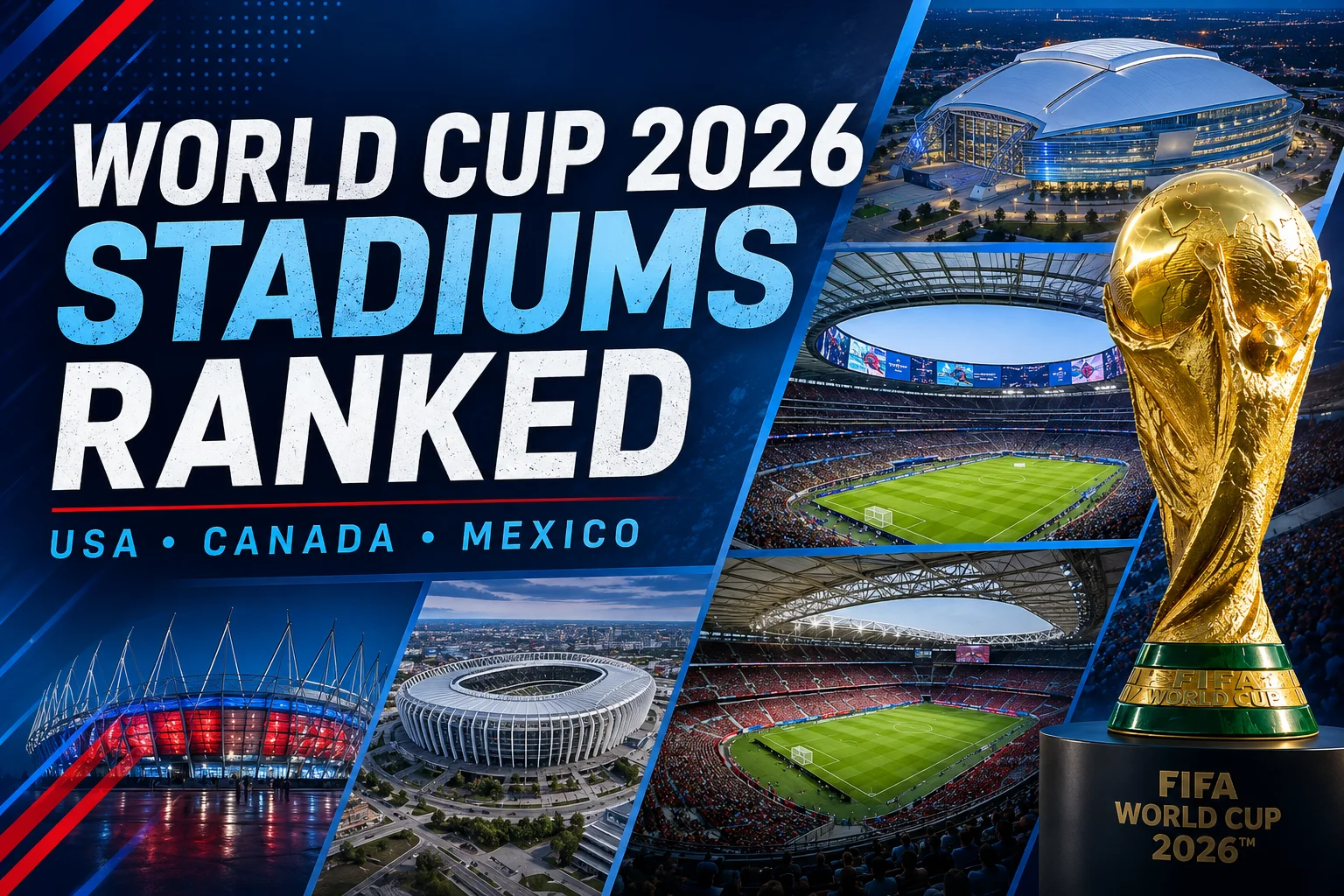 ملاعب كأس العالم 2026، من الأفضل إلى الأسوأ