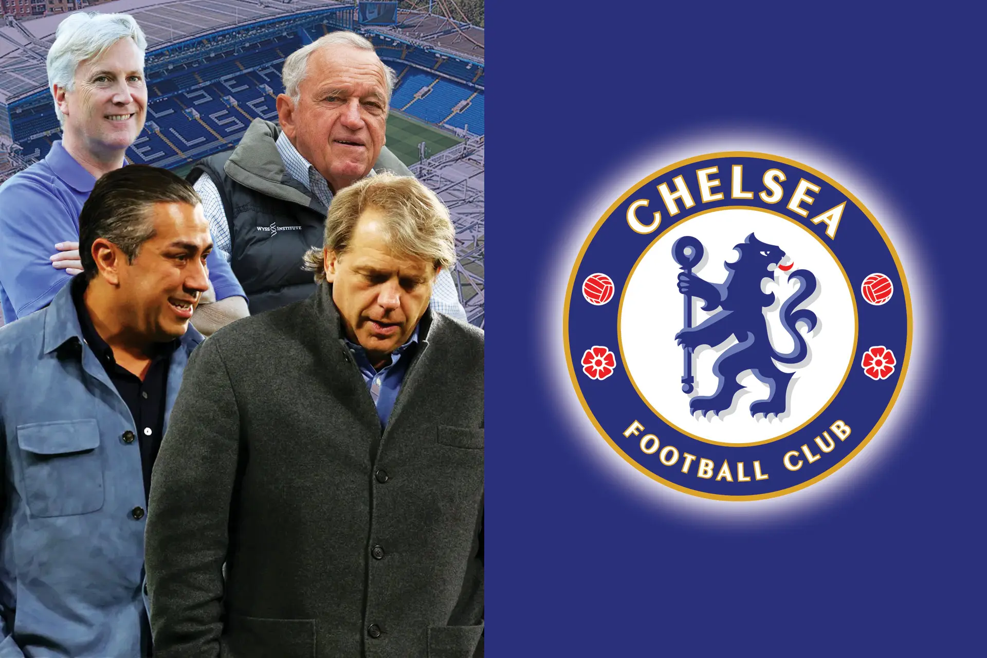 Chelsea: Behdad Eghbali (Clearlake Capital Group), Todd Boehly, Mark Walter & Hansjörg Wyss 
