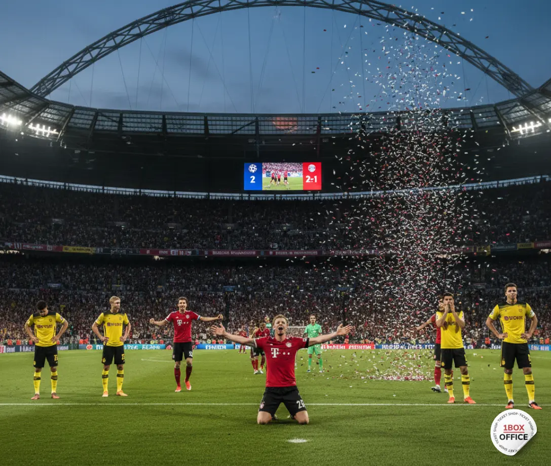 Bayern beat Dortmund 2-1 at Wembley in the first all-German UCL final with Robben's late winner