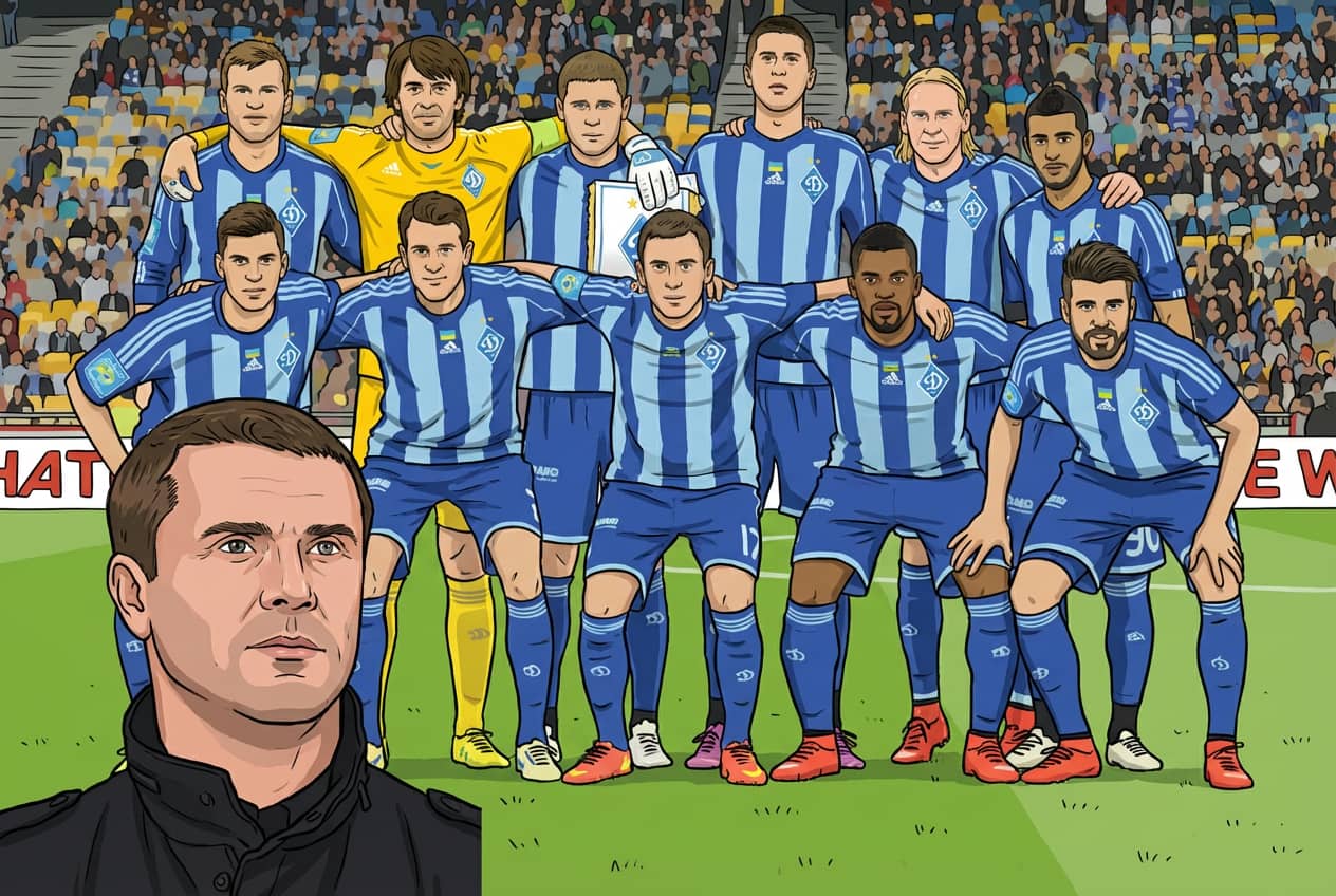 Dynamo Kyiv 2014/15: Under Serhii Rebrov, they won the league unbeaten and lifted the Ukrainian Cup