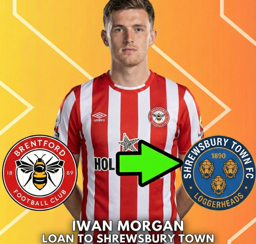 Iwan Morgan from Brentford Loan to Shrewsbury Town