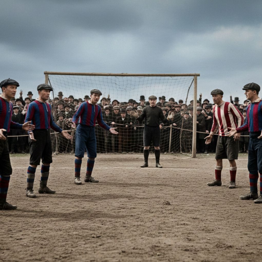 In 1904, Barça’s balls burst mid-game; they had to borrow one from rivals FC X just to finish.