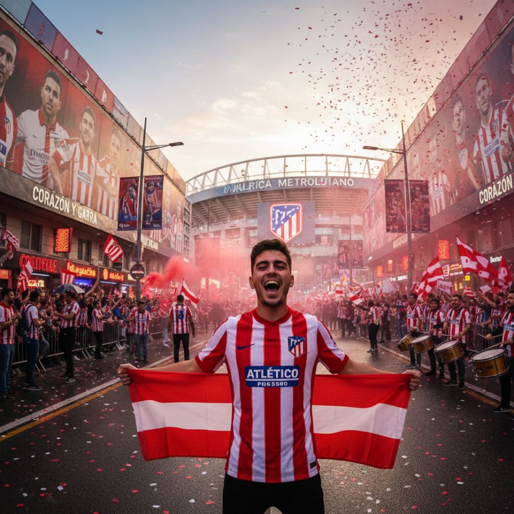 Riyadh Air Metropolitano: Atlético Madrid's modern 70,000-seat stadium with a sleek oval roof.